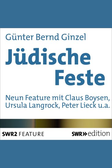 Jüdische Feste - cover