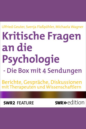 Kritische Fragen an die Psychologie - Die Box - cover