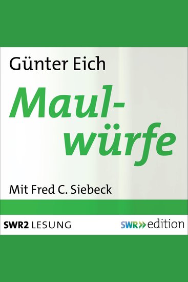 Maulwürfe - cover