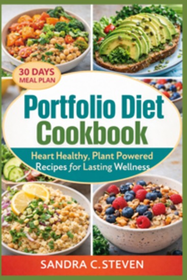 Portfolio Diet Cookbook - Heart Healthy Plant Powered Recipes for Lasting Wellness - cover