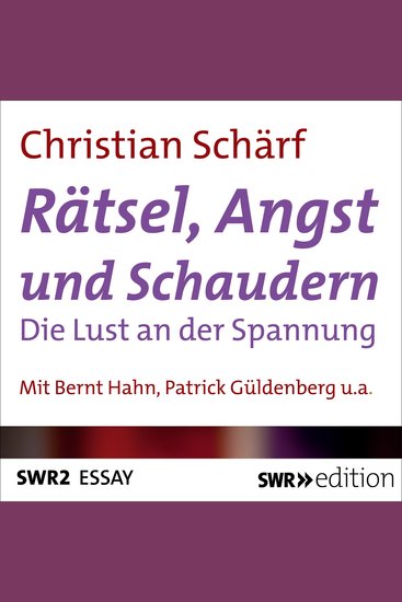 Rätsel Angst und Schaudern - Die Lust an der Spannung - cover