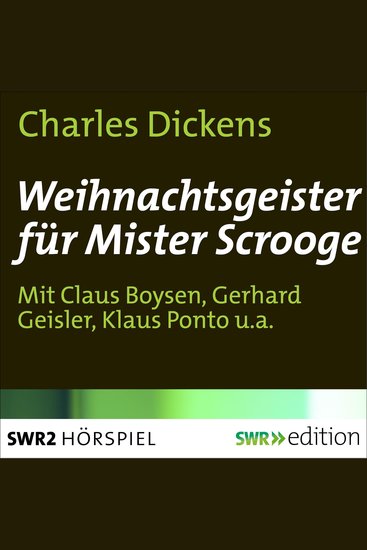 Weihnachtsgeister für Mister Scrooge - cover