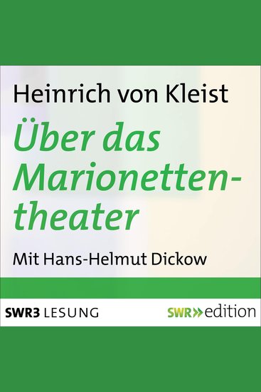 Über das Marionettentheater und andere Prosa - cover