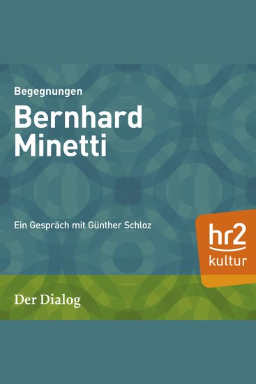 Der Dialog - Bernhard Minetti - cover