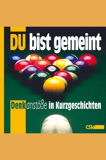 Du bist gemeint - Denkanstöße in Kurzgeschichten - cover
