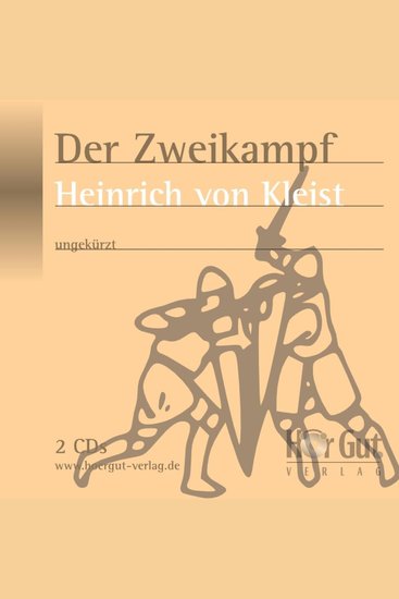 Der Zweikampf - Erzählung - cover
