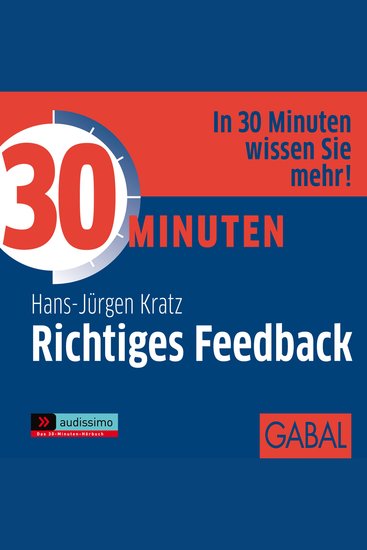 30 Minuten Richtiges Feedback - cover