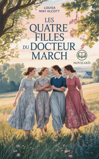 Les quatre filles du Docteur March Édition complète et originale - Édition moderne du classique de la littérature mondiale de Louisa May Alcott – Ebook en français (Novelaris) - cover