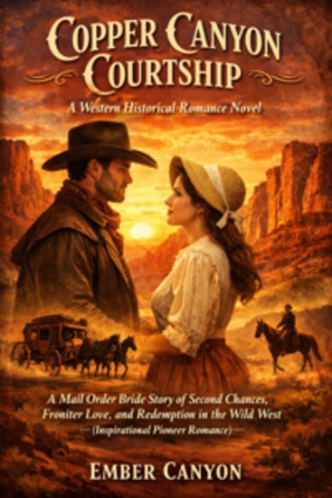 Copper Canyon Courtship: A Western Historical Romance Novel - A Mail Order Bride Story of Second Chances Frontier Love and Redemption in the Wild West (Inspirational Pioneer Romance) - cover