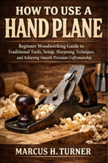 How To Use A Hand Plane - Beginner Woodworking Guide to Traditional Tools Setup Sharpening Techniques and Achieving Smooth Precision Craftsmanship - cover