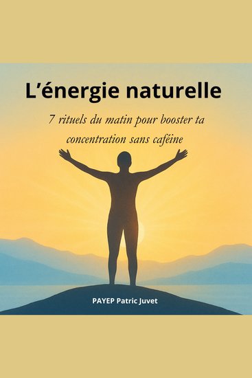 L’énergie naturelle - 7 rituels du matin pour booster ta concentration sans caféine - cover