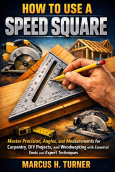 How to Use a Speed Square - Master Precision Angles and Measurements for Carpentry DIY Projects and Woodworking with Essential Tools and Expert Techniques - cover