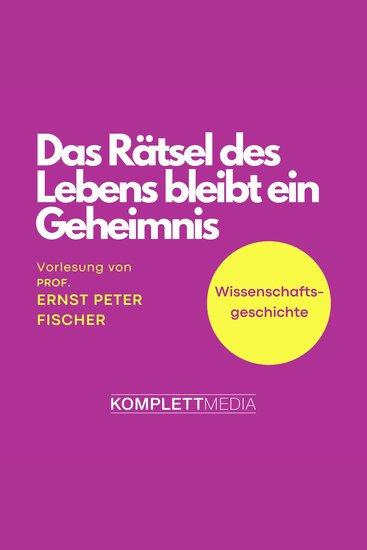 Das Rätsel des Lebens bleibt ein Geheimnis - cover