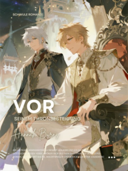 Schwule Romanze: Vor seinem Thronbesteigung - Ein listiger behinderter Alchemist-Adliger und ein rätselhaftes göttliches Wesen verschwören sich in einem Dark Fantasy Boys-Love-Roman gefüllt mit Rache Machtspielen und schicksalhafter Anziehung - cover
