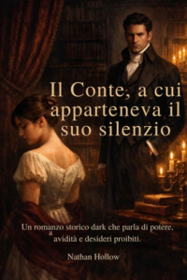 Il Conte a cui apparteneva il suo silenzio - Un romanzo storico dark che parla di potere avidità e desideri proibiti - cover