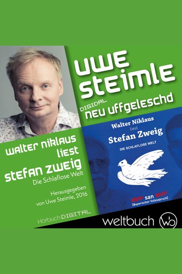 Walter Niklaus liest Stefan Zweig "Die schlaflose Welt" - aus der Reihe: Digidal neu uffgeleschd - cover
