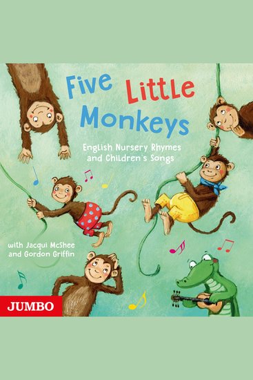 Five Little Monkeys - English Nursery Rhymes and Children's Songs - cover