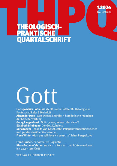 Gott - Theologisch-praktische Quartalschrift 1 2026 - cover