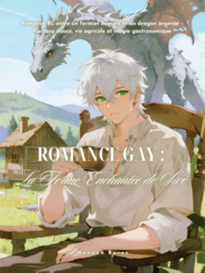 Romance Gay : La Ferme Enchantée de Sivé - Romance BL entre un fermier humain et un dragon argenté – Fantasy douce vie agricole et magie gastronomique - cover