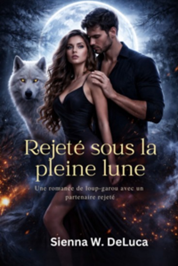 Rejeté sous la pleine lune - Une romance de loup-garou avec un partenaire rejeté - cover