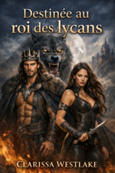 Destinée au roi des lycans - Un cœur pris entre le danger et le désir - cover