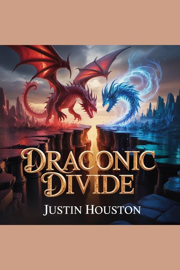 Draconic Divide - - A fantasy litrpg novel - cover