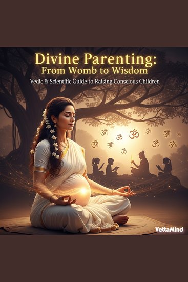 Divine Parenting: From Womb to Wisdom - The Vedic Science of Raising Conscious Emotionally Intelligent & Spiritually Rooted Children - cover