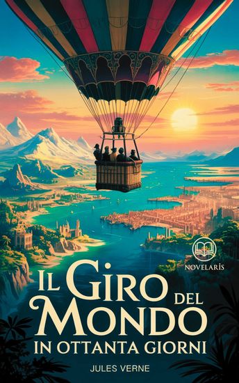 Jules Verne – Il giro del mondo in ottanta giorni - Edizione moderna e integrale del classico “Il giro del mondo in 80 giorni” – Ebook in italiano (Novelaris) - cover
