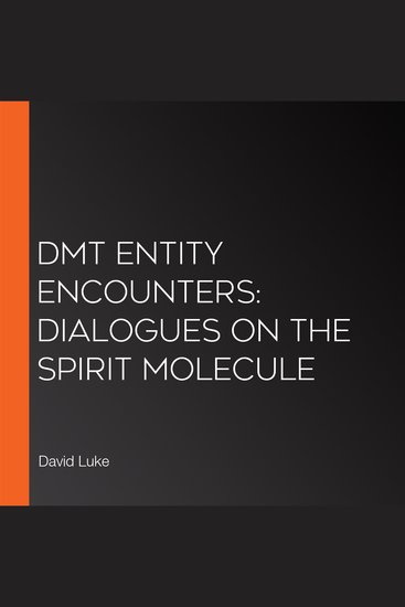 DMT Entity Encounters: Dialogues on the Spirit Molecule - cover