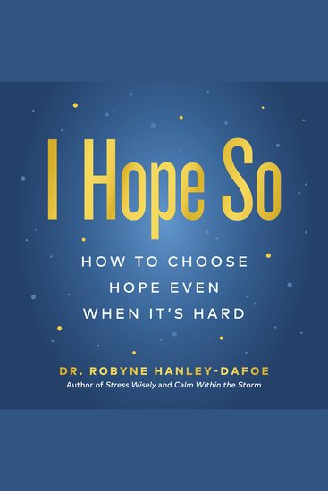 I Hope So - How to Choose Hope Even When It's Hard - cover
