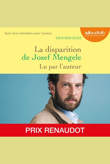 La Disparition de Josef Mengele - Suivi d'un entretien avec l'auteur - cover