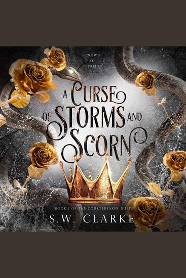 A Curse of Storms and Scorn - A Dark Fantasy Romance - cover