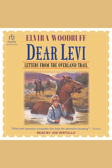 Dear Levi - Letters from the Overland Trail - cover