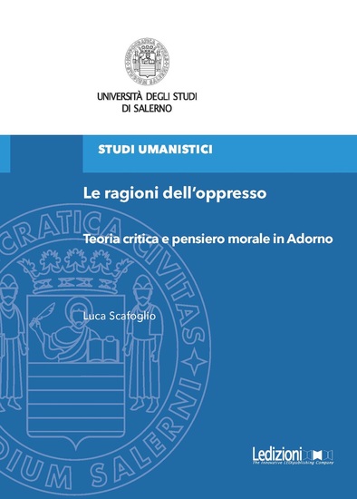 Le ragioni dell'oppresso - Teoria critica e pensiero morale in Adorno - cover