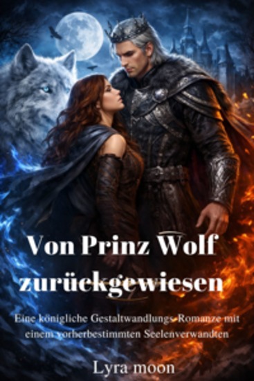 Von Prinz Wolf zurückgewiesen - Eine königliche Gestaltwandlungs-Romanze mit einem vorherbestimmten Seelenverwandten - cover