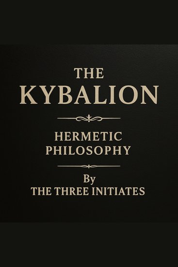 The Kybalion - A Study of the Hermetic Philosophy of Ancient Egypt and Greece - cover