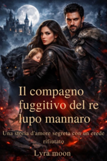 Il compagno fuggitivo del re lupo mannaro - Una storia d'amore segreta con un erede rifiutato - cover