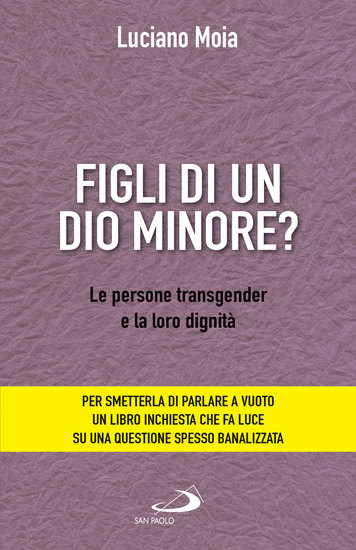 Figli di un dio minore? - Le persone transgender e la loro dignità - cover