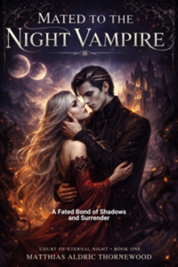 Mated to the Night Vampire - A Fated Bond of Shadows and Surrender - cover