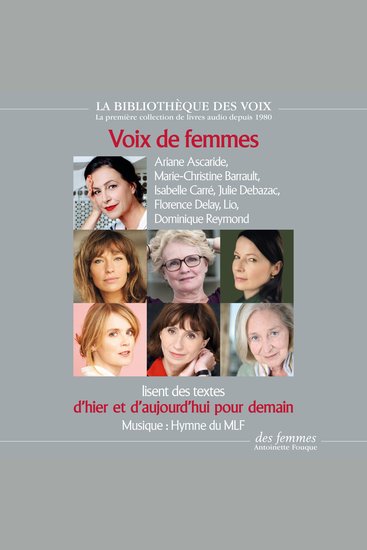 Voix de femmes d'hier et d'aujourd'hui pour demain - cover