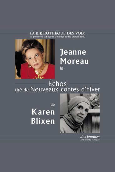 Échos - tiré de Nouveaux contes d'hiver - cover