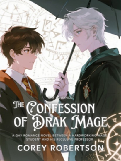 Gay Romance: The Confession of Drak Mage - A Gay Romance Novel between a Hardworking Mage Student and His Reclusive Professor - cover