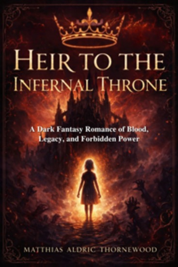 Heir to the Infernal Throne - A Dark Fantasy Romance of Blood Legacy and Forbidden Power - cover