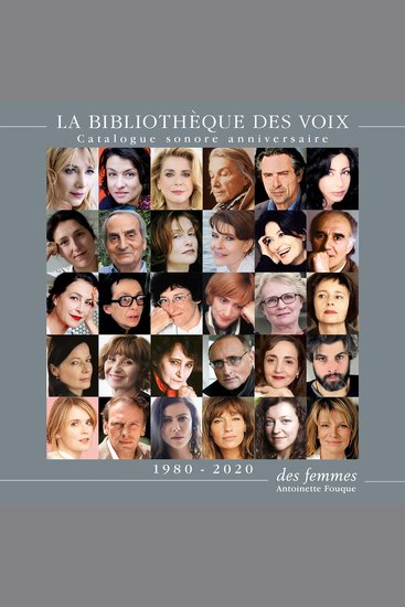 Catalogue sonore La Bibliothèque des voix 1980-2020 Anniversaire - cover