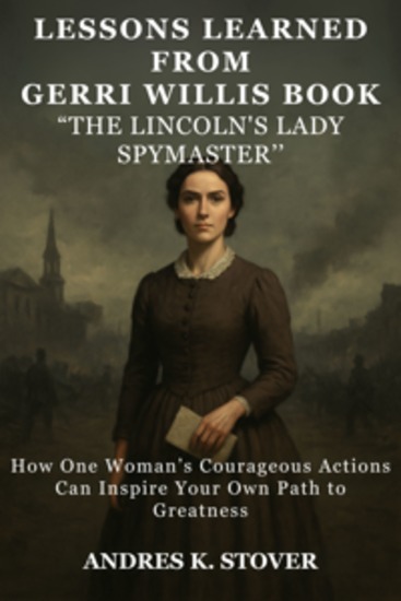 Lessons Learned from Gerri Willis Book "Lincoln's Lady Spymaster" - How One Woman’s Courageous Actions Can Inspire Your Own Path to Greatness - cover