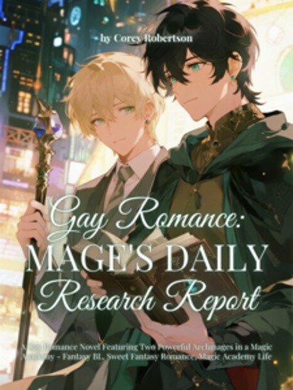 Gay Romance: Mage's Daily Research Report - A Gay Romance Novel Featuring Two Powerful Archmages in a Magic Academy - Fantasy BL Sweet Fantasy Romance Magic Academy Life - cover