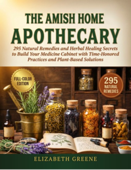 The Amish Home Apothecary - 295 Natural Remedies and Herbal Healing Secrets to Build Your Medicine Cabinet with Time-Honored Practices and Plant-Based Solutions - cover