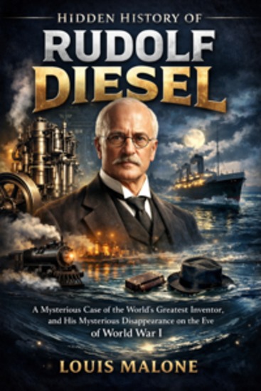 Hidden History of Rudolf Diesel - A Mysterious Case of the World’s Greatest Inventor and His Mysterious Disappearance on the Eve of World War I - cover