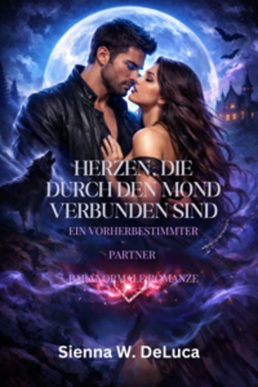 Herzen die durch den Mond verbunden sind - Ein vorherbestimmter Partner Paranormale Romanze - cover