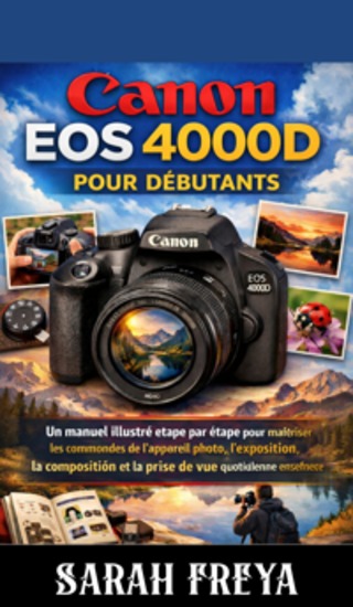 Canon EOS 4000D pour débutants - Un manuel illustré étape par étape pour maîtriser les commandes de l'appareil photo l'exposition la composition et la prise de vue quotidienne en toute confiance - cover